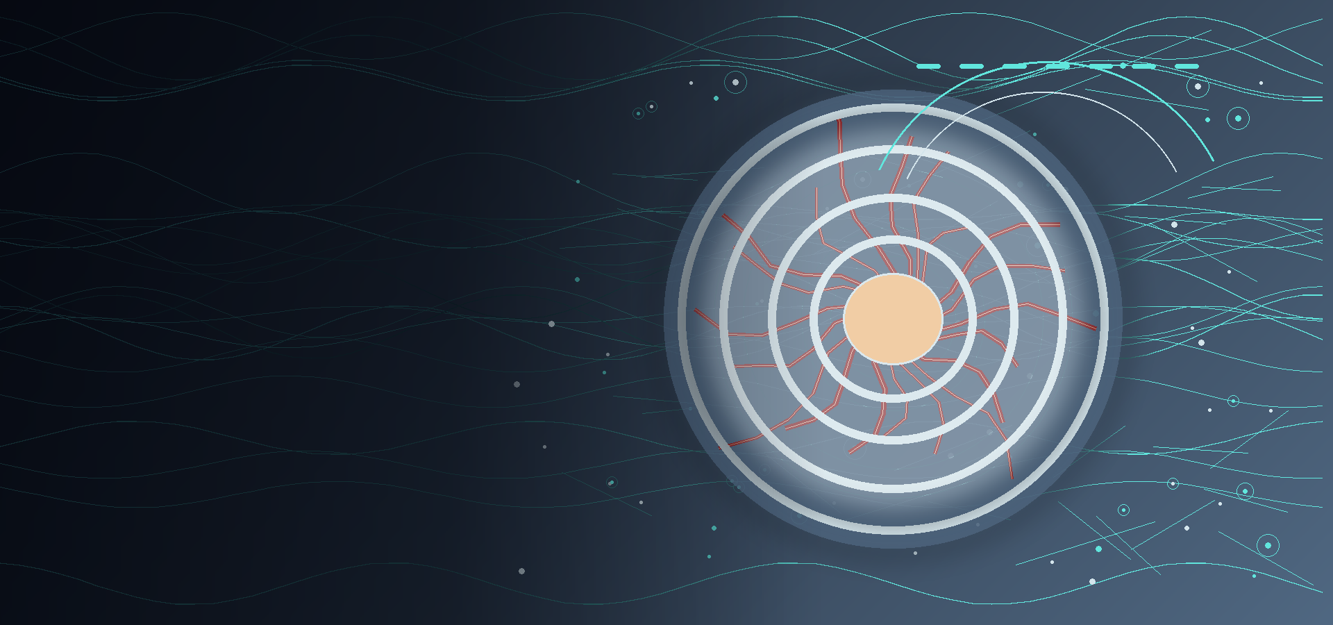 Quantum-inspired retinal illustration for Cataract